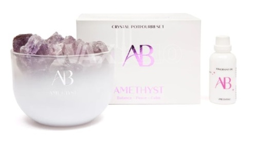 Amethyst Scented Crystal Set