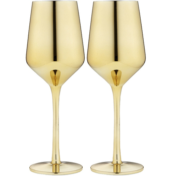 Aurora Gold Wine Glasses