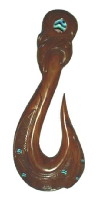 Carved Maori Hook