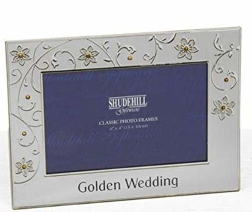 Golden Wedding Photo Frame