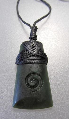 Greenstone Toki with Koru