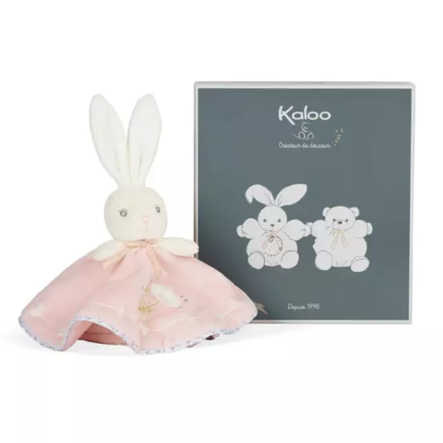 Kaloo Pink Round Rabbit Doudou