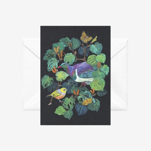 Kereru Card by Tanya Wolfkamp