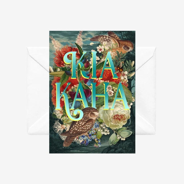 Kia Kaha Card by Tanya Wolfkamp