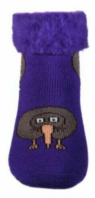 Kids Kiwiana Bedsocks Purple