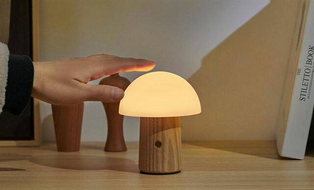 Mini Alice Mushroom LED Light by Gingko