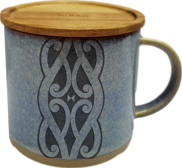 Miriama Grace Smith Ceramic Mug Blue