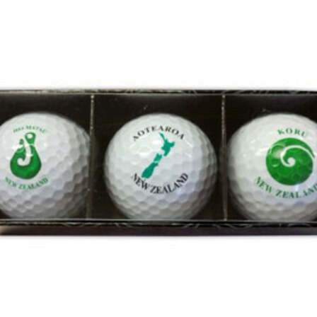 NZ Golf Balls Set of 3