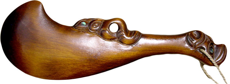Plain Wahaika Hand Carved - with optional base