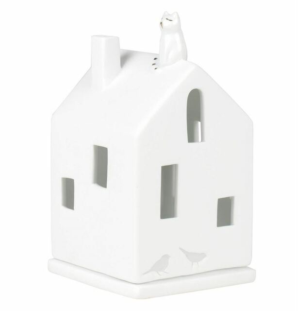 Rader Cat on Roof Tealight House