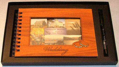 Wedding Album with Photo and Rings