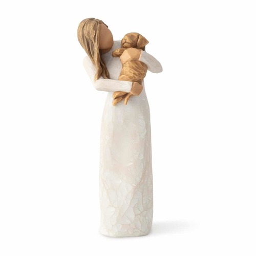 Willow Tree Figurine Adorable You (golden dog)