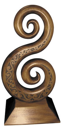 Wooden Koru