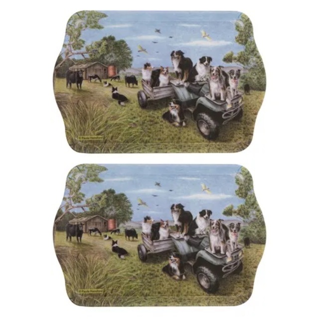 Working Dogs Quad Bike Scatter Tray set of 2