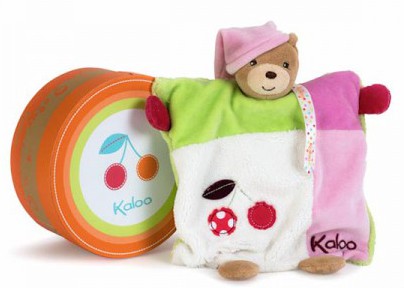 Kaloo Colours Doudou Bear Puppet Girl
