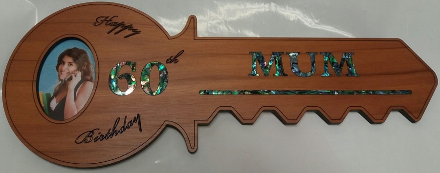 60th Birthday Key