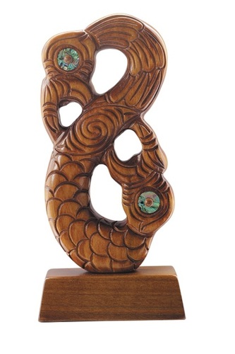 Hand Carved Manaia