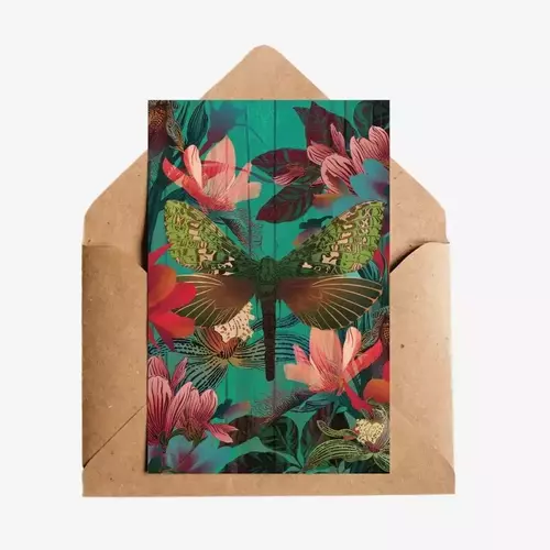 Magnolia & Moth Flox Card