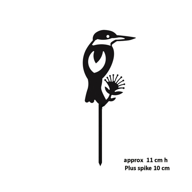 Mini Kingfisher Garden Stake
