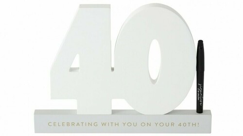 40th Birthday Signature Number