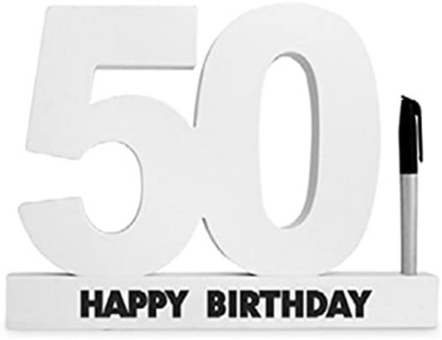 50th Birthday Signature Number
