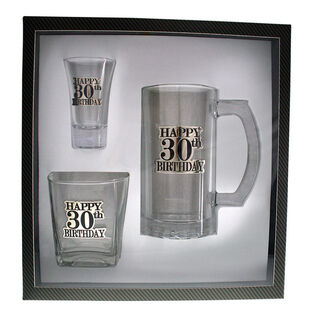 30th Glass Set