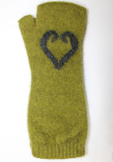 Aroha Possum Merino Mitts - assorted colours