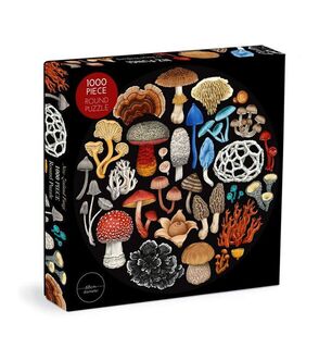 Fungi 1000 Piece Round Jigsaw Puzzle