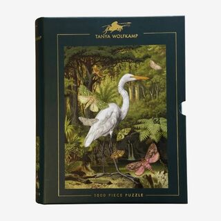 Heron Jigsaw Puzzle by Tanya Wolfkamp