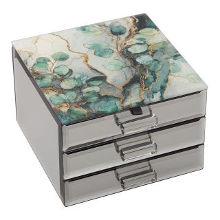Jade Jewellery Box Mini with 2 Drawers