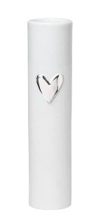 Silver Heart Porcelain Vase Rader