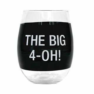 The Big 4 OH Wine Glass