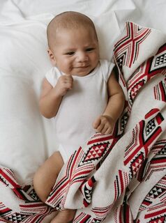 Niho Pepi Blanket Red